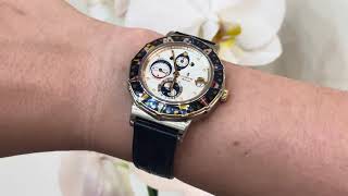 Vidéo: Montre Corum Admiral Cup vers 2000 en Or jaune 18k et acier Automatique 38 mm. Ref 277.830.21