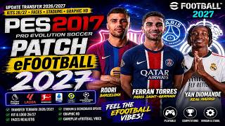 Download lagu PES 2017 UPDATE PATCH EFOOTBALL 2027 - INSTALLATION TUTORIAL PC