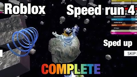 SPEED RUN 4 COMPLETE W/ GRAVITY COIL (ROBLOX)