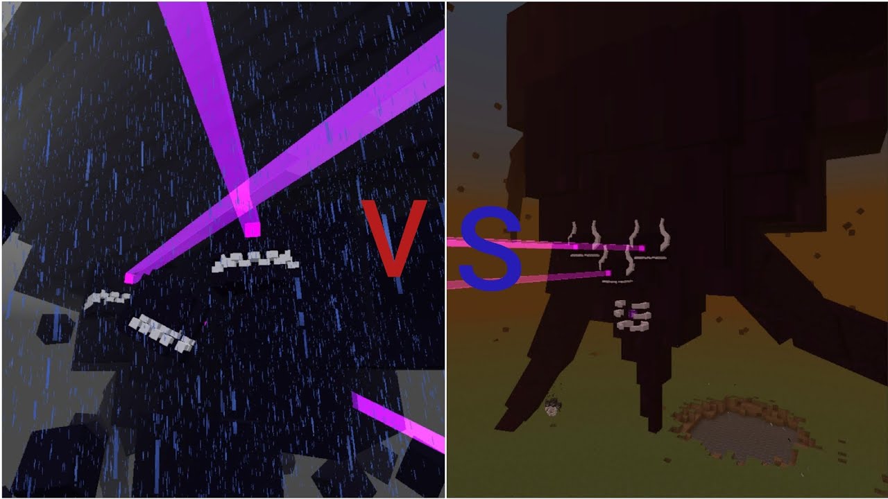 Old Wither Storm Vs Ancient Wither Storm Fight!