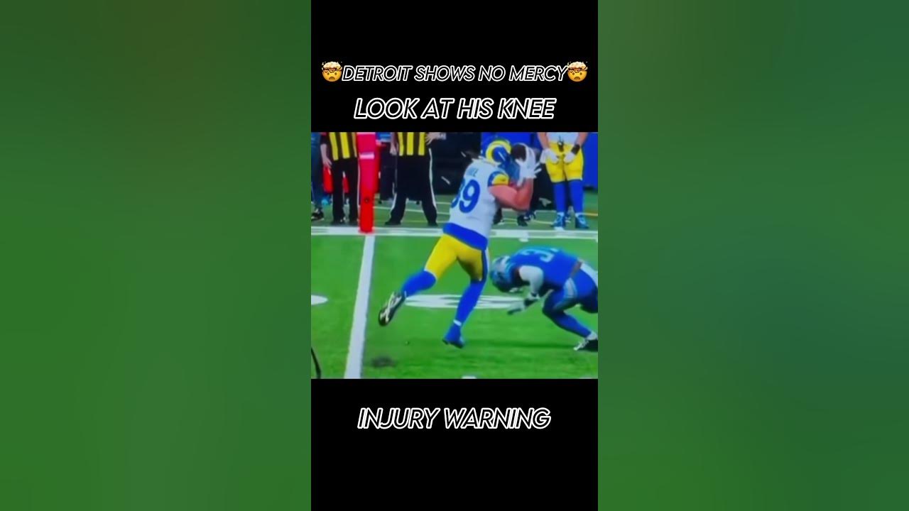 Tyler Higbee Injury Against Lions Sunday Night! (Playoffs Wildcard