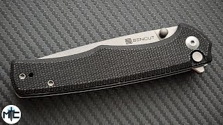 Sencut Crowley Button Lock Folding Knife - Overview and Review
