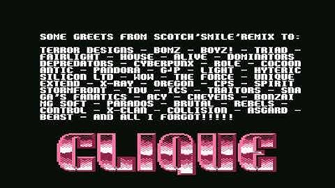 Clique Intro 2 ! Commodore 64 (C64)