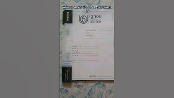 How to prepare IGNOU Assignment file #ignou #project #assignment #file #viral #trending #college