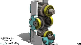 Design With Ajay : Crossed Helical Gears Animation Link in Description  #designwithajay #tutorial by DesignWithAjay 785 views 5 months ago 27 seconds