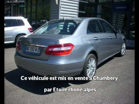 Mercedes Classe E Occasion Visible à Chambery Présentée Par Etoile Rhone Alpes