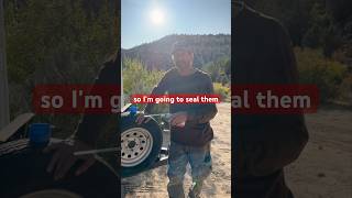 How to use insulating foam to stop mice in camper