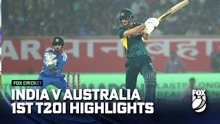 India v Australia - 1st T20I Full Match Highlights I 23/11/23 I Fox Cricket image