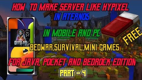 Part 4 //How to make server in aternos like Hypixel,tg network,Demon smp #minecraft