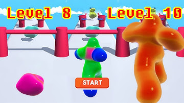 Blob Runner 3D Level 8 - 10 | Gameplay Android, iOS
