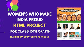 HTML Project: Women