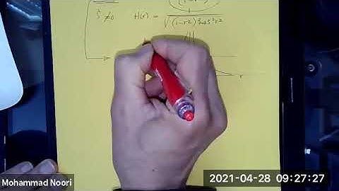 Mechanical Vibrations/Structural Dynamics - Zoom Lecture 12, April 28, 2021