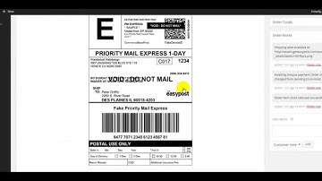 Print USPS - FedEx - UPS Shipping Labels via WooCommerce with EasyPost