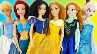 Disney Princess Crunchy Clay Cracking! Disney Princess turn into Big Princess! Satisfying ★ASMR★