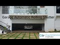 Automatic garage preferatted rolling shutter