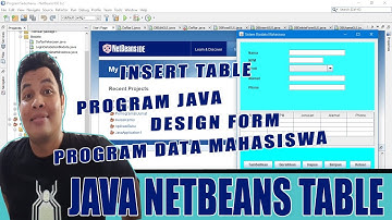 MATERI #6 CARA MASUKIN DATA KE TABLE DI JAVA NETBEANS
