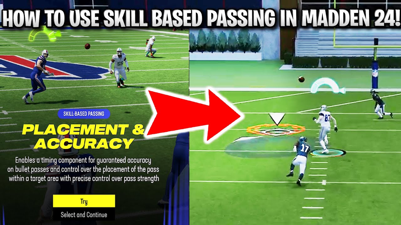 HOW TO USE SKILL BASED PASSING IN MADDEN 24! 