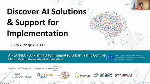Webinar  Discover AI Solutions and Support for Implementation AIPlan4EU