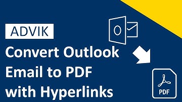 How to Convert Outlook Email to PDF With Hyperlinks?