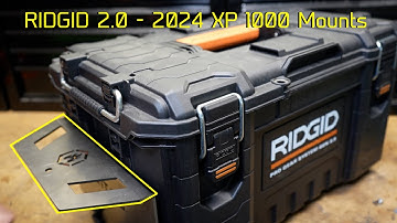 Ridgid Gen 2.0 Mounting Brackets for XP 1000 2024