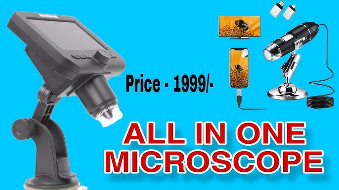  Mini Mobile Phone Microscope, 60X Zoom LED Clip Loupe  Microscope with UV Currency Detector,Jewelry & Antique Evaluating, Crafting  and Repairing Magnifier,for Universal Mobile Phones : Electronics