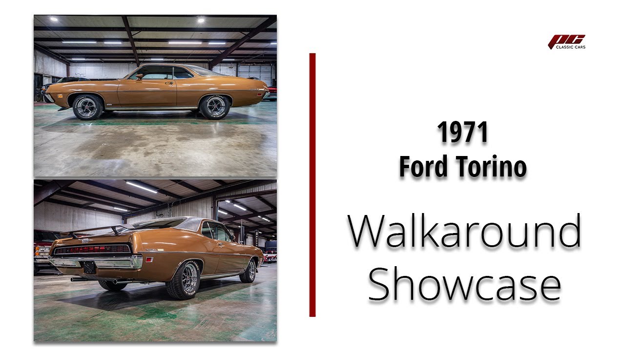 SOLD* 1971 Ford Torino 500 / Numbers Matching 351C / Shaker / AC