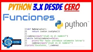 Python: Funciones tres ejemplos (Básico)