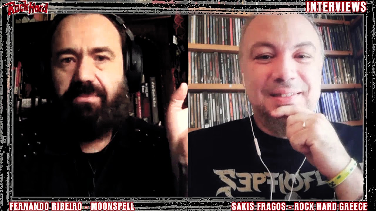 Rock Hard Greece - Interview with Fernando Ribeiro (Moonspell)