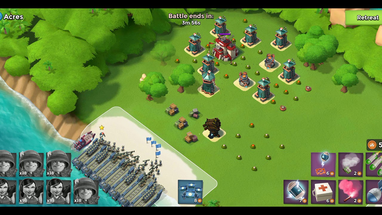 Boom Beach Level 40 Island capture YouTube