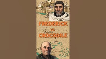 Frederick vs Crocodile | Stronghold Crusader: DE #strongholdcrusader #gameplay #rts #fireflystudios