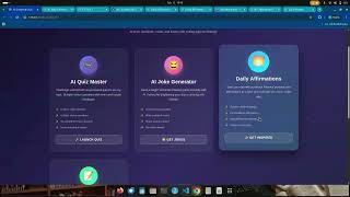 Building a Ai integration project using HTML , CSS , JavaScript