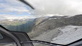 Geirangerfjord Helicopter Ride 4K