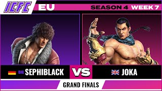 Sephiblack (Miguel) vs. Joka (Feng) Grand Finals - ICFC EU Tekken 7 Season 4 Week 7