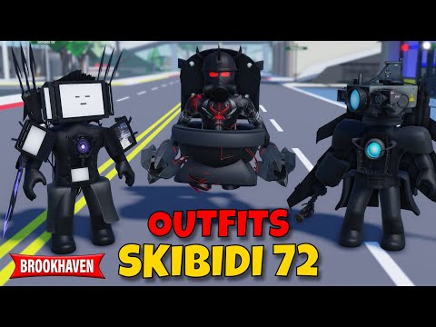 How To Turn Into Skibidi Toilet 72 In Roblox Brookhaven!