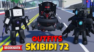 HOW TO TURN INTO Skibidi Toilet 72 in Roblox Brookhaven!