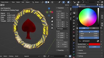 Floating Target - 3D Game Asset