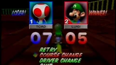 Mario Kart 64 Multiplayer Battle