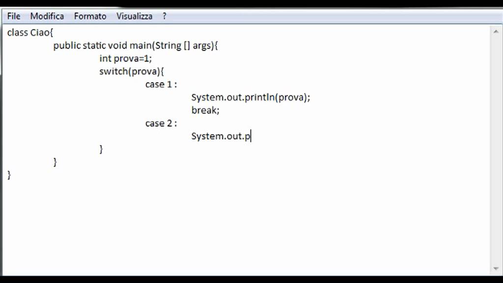java 10 - switch,case,break & default - YouTube