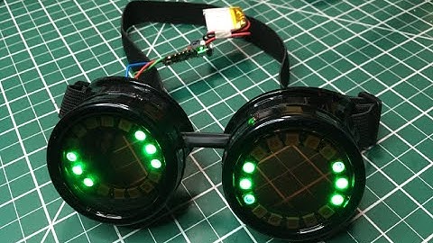 Adafruit Trinket M0 Neoxpixel Goggle Kit Build