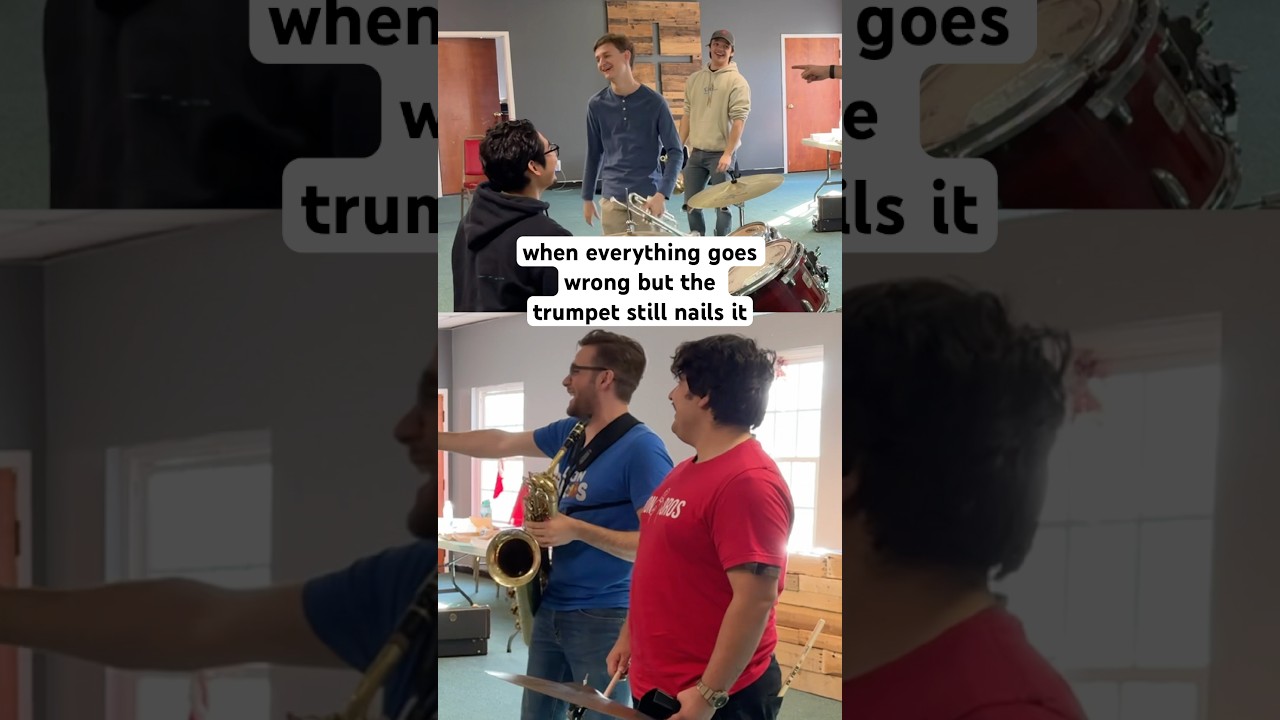 when the trumpet still nails it 💀
