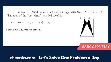 AMC 8 2016 Problem 22 | Basic Geometry | Problem Marathon | Cheenta North America