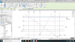Autodesk Revit - Floor Plan : Grid Lines - Rotating (Cont.) & Ungrouping