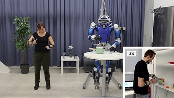 Bimanual teleoperation whole body controlled humanoid /  DLRRMC