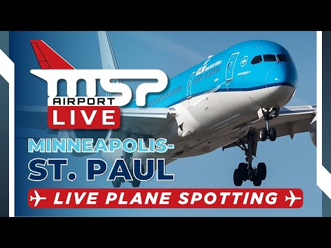 🔴 LIVE ACTION-PACKED PLANE SPOTTING AT MSP AIRPORT! ✈ 7/30/25