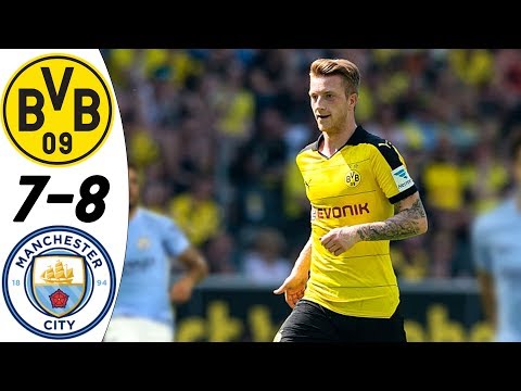 Borussia Dortmund vs Manchester City 7:8 - All Goals & Highlights RESUMEN & GOLES (28/07/2016) HD