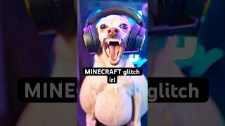 Minecraft Glitch IRL #baxter #funnydogs #foryoupage #trending