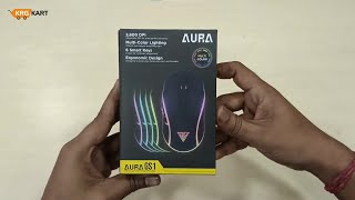 Unboxing Gamdias AURA GS1 Multicolor Gaming Mouse | KRGKART