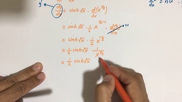 DERIVATIVE OF HYPERBOLIC FUNCTIONS: PART 2 - Examples 1 & 2