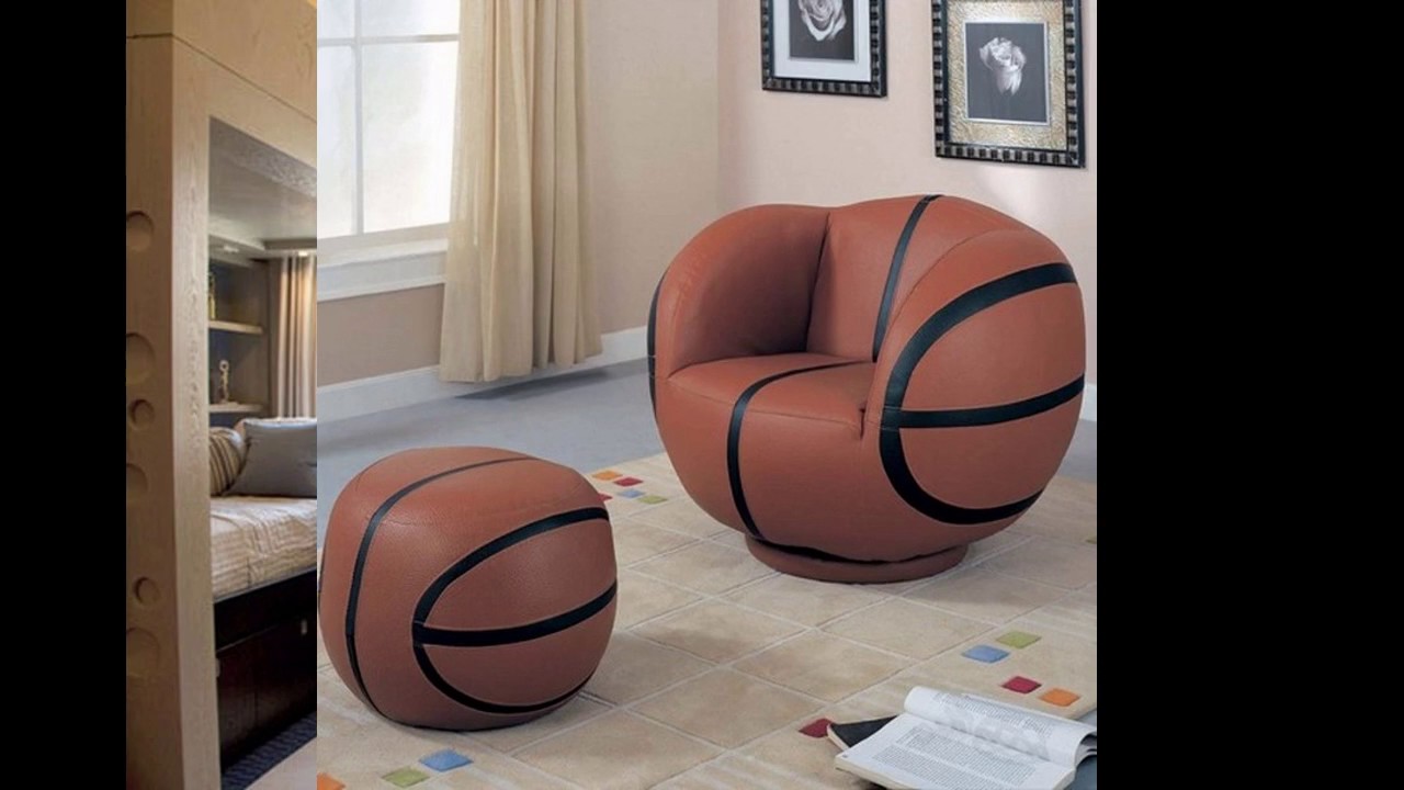 Ideas de la decoración del dormitorio del baloncesto - YouTube