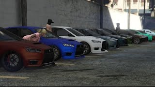 GTA 5 Heist DLC Karin Kuruma / Evo 10 Car Meet